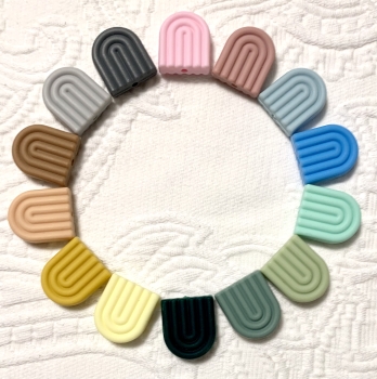 Beissmotiv Rainbow uni klein