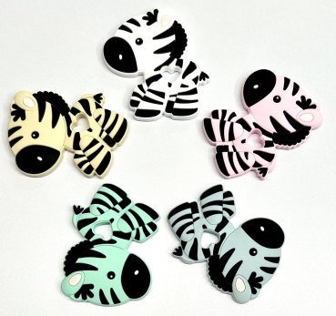 Beiss Anhänger Zebra mehrfarbig gross