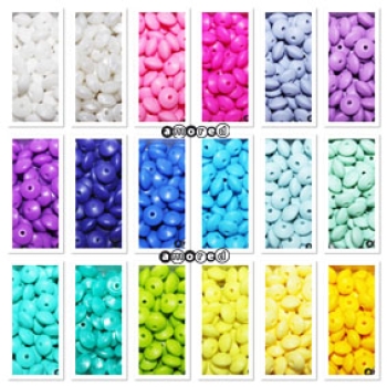 Silikon-Linsen 12mm (Pack à 10 Perlen)
