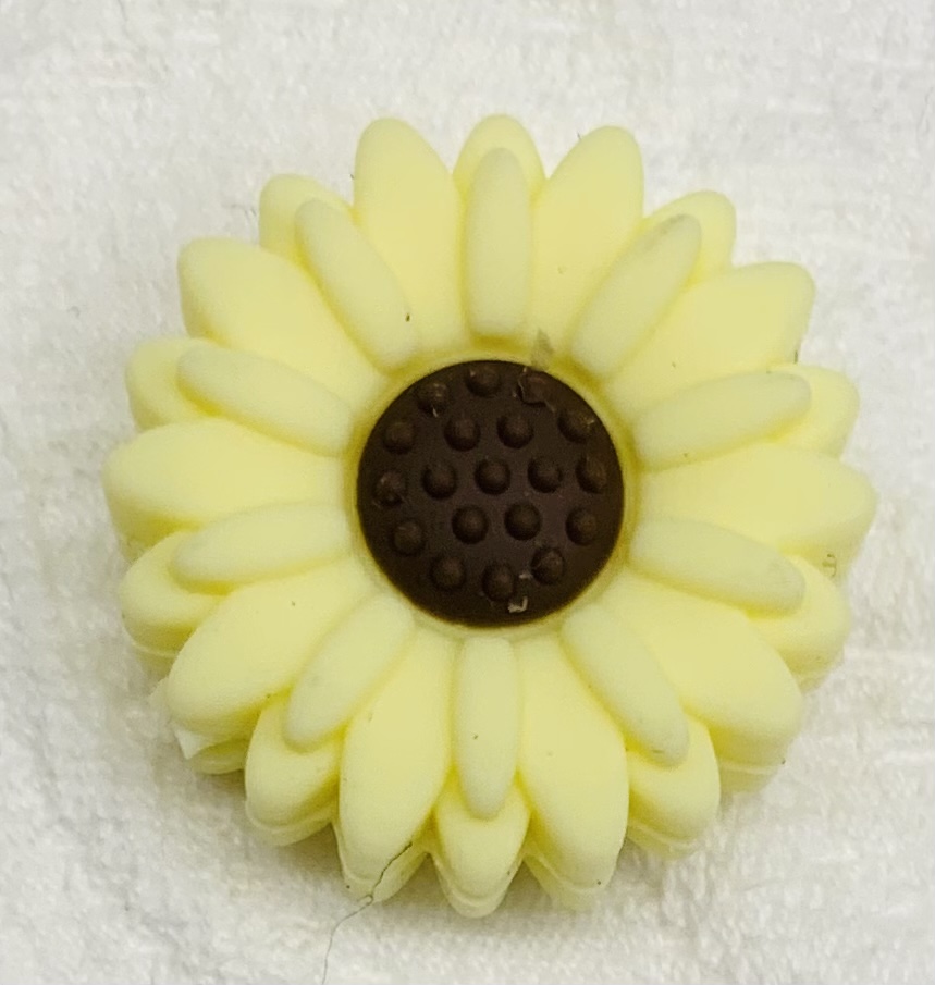 Beissmotiv Little Flower pastellgelb 