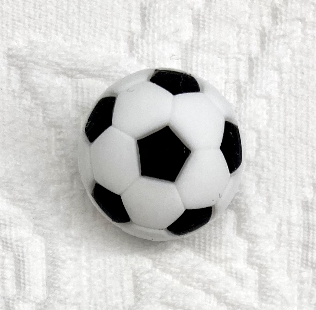 Beissmotiv Fussball RUND weiss