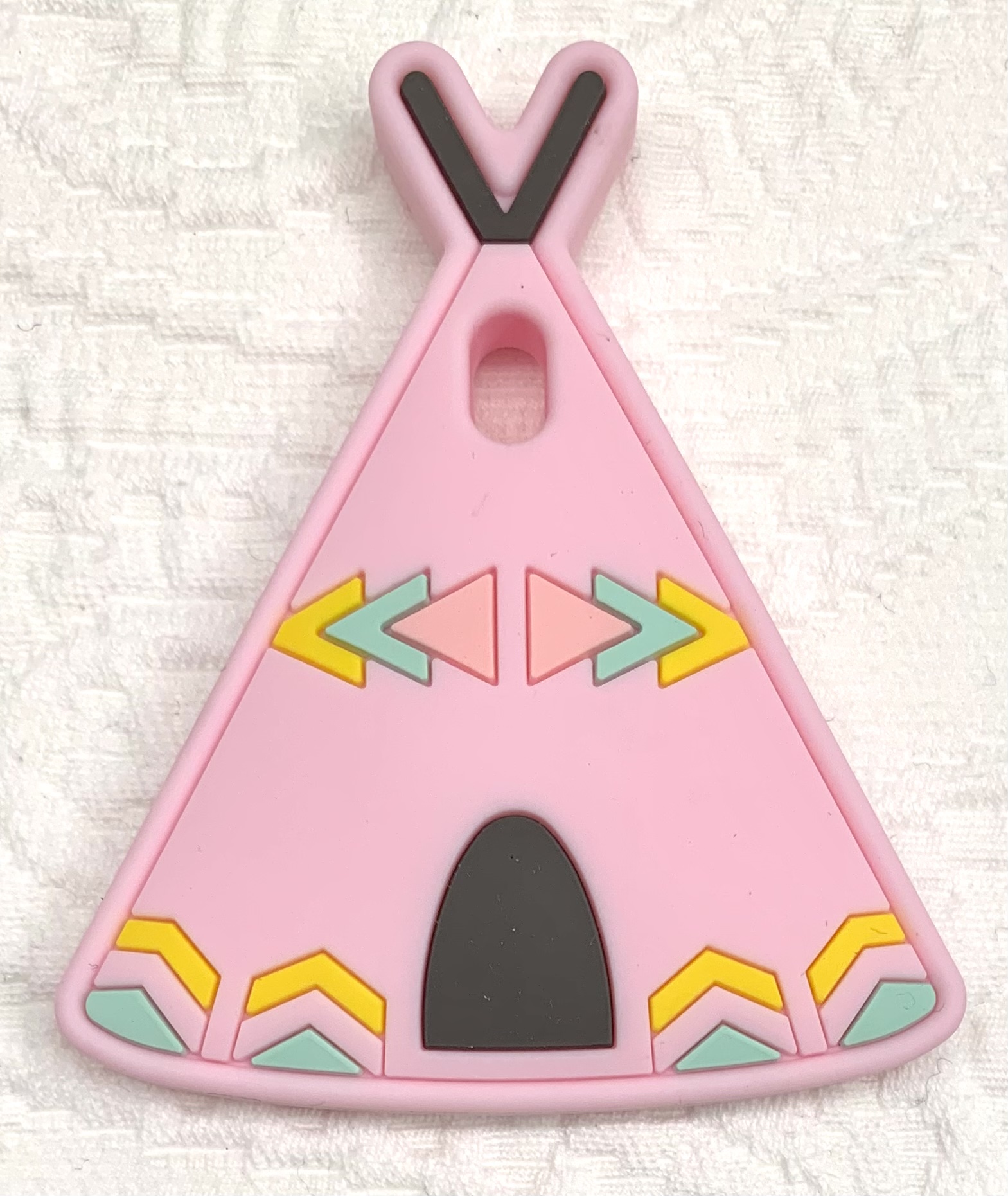 Beiss-Anhänger Tipi pastellrosa