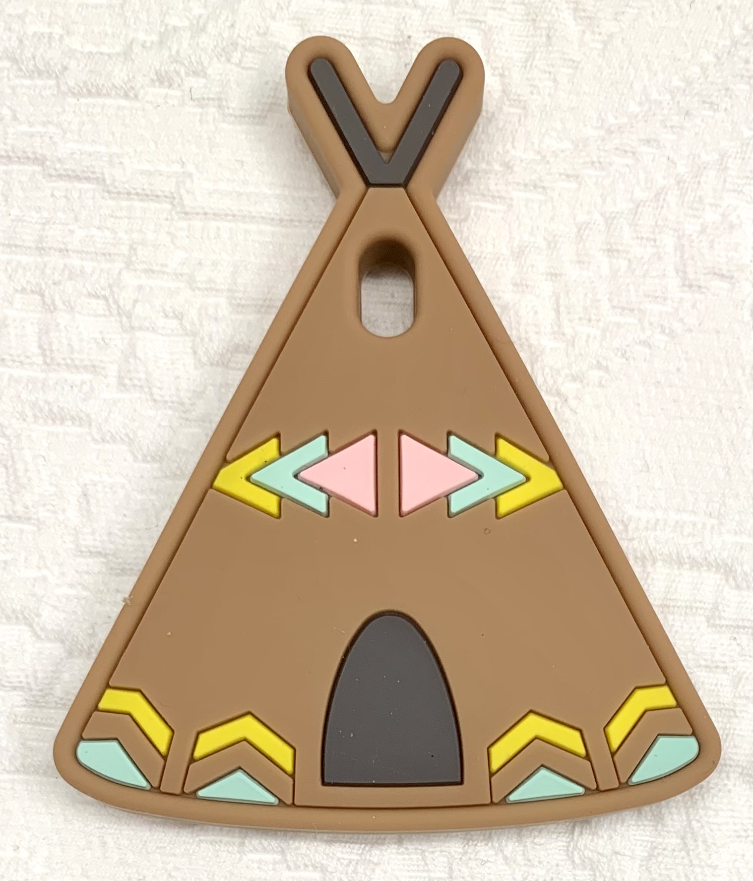 Beiss-Anhänger Tipi hellbraun 