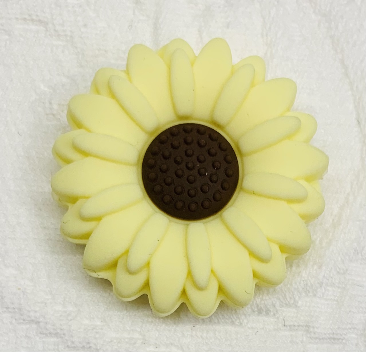 Beissmotiv Big Flower pastellgelb 