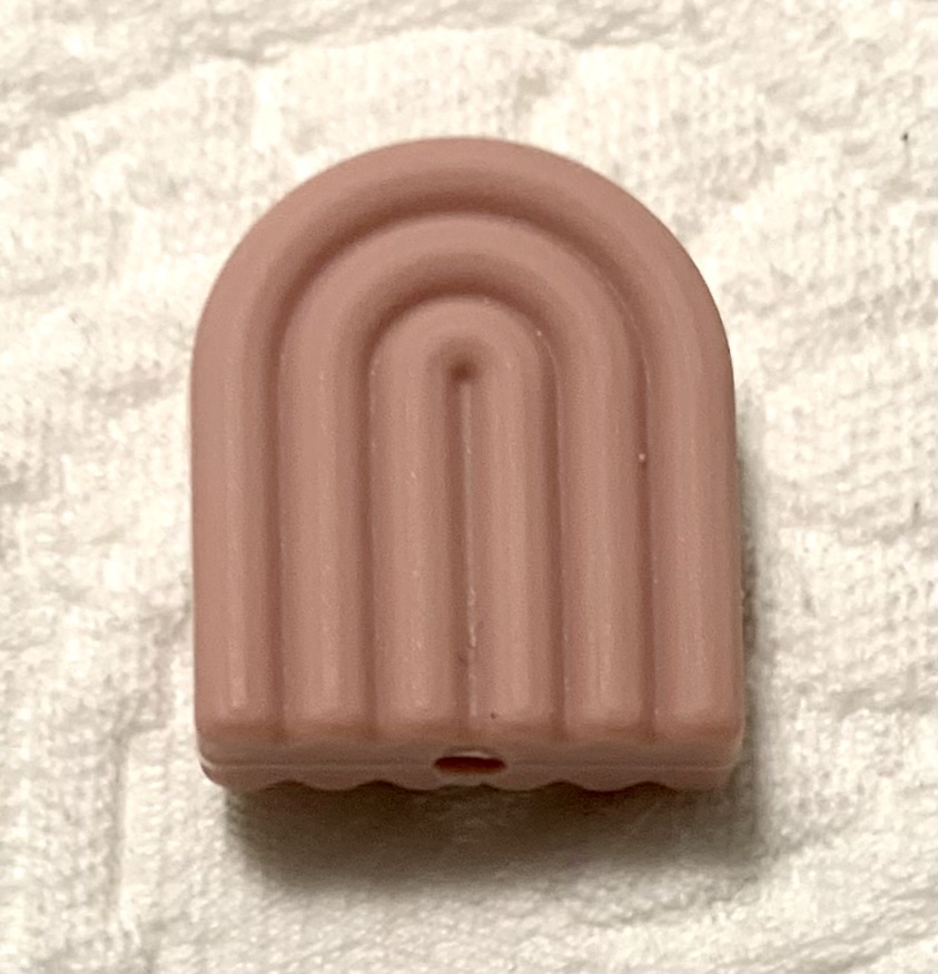 Beissmotiv Rainbow uni blush