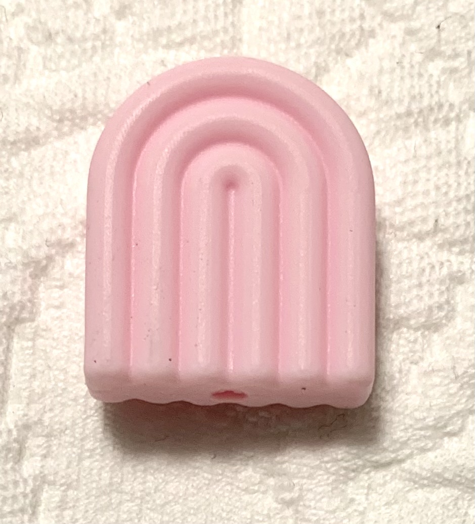Beissmotiv Rainbow uni pastellrosa 