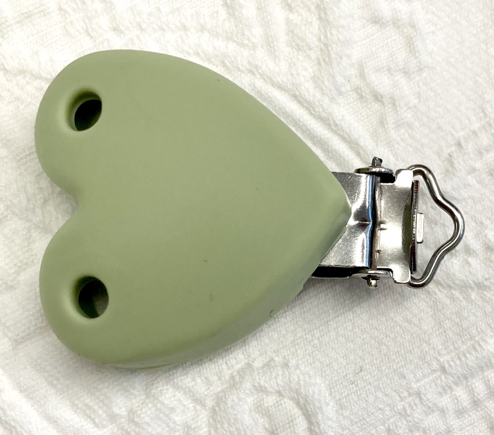 Silikon Formclips Herz Aloe Vera 