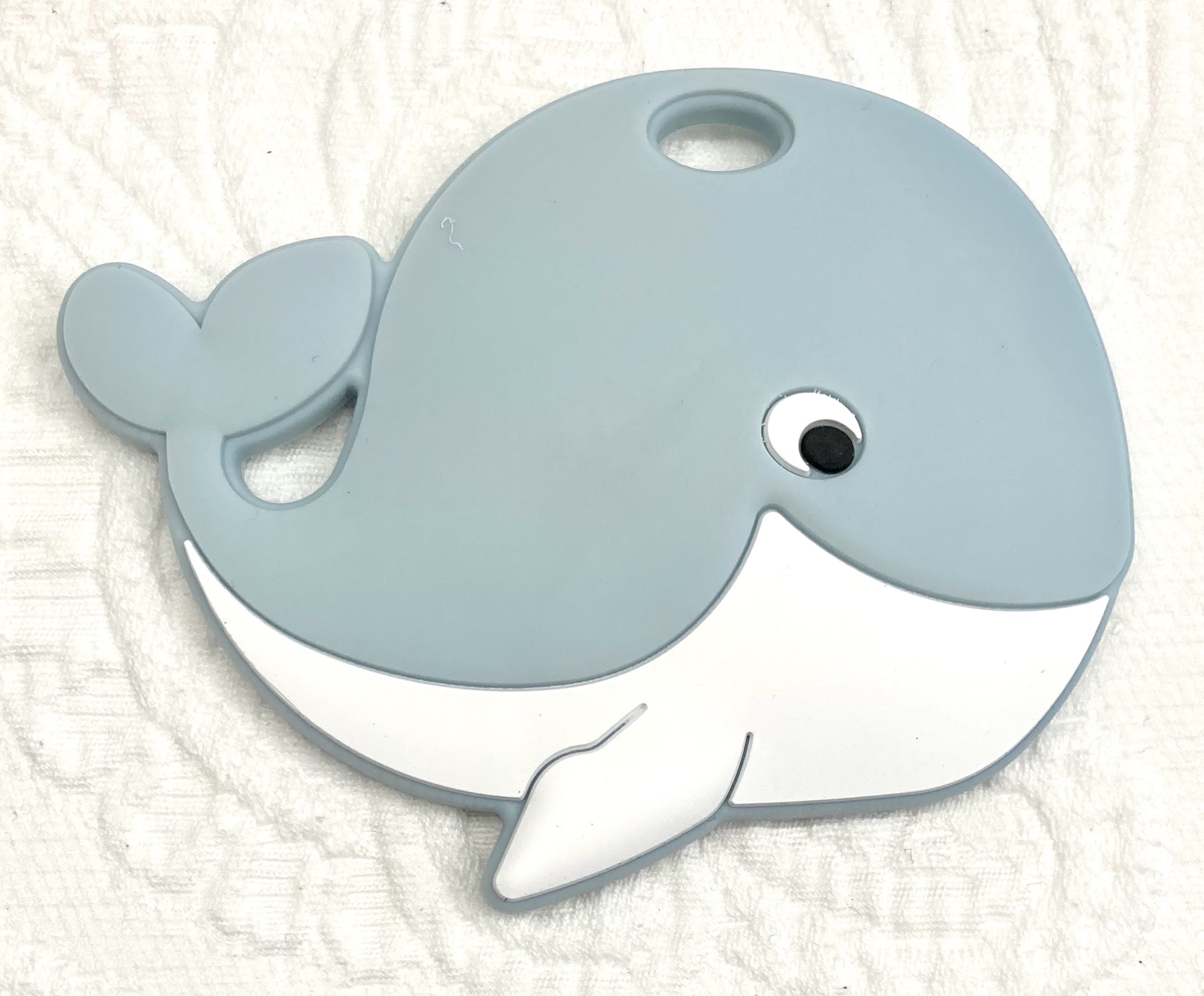 Beissanhänger Walfisch babyblau 