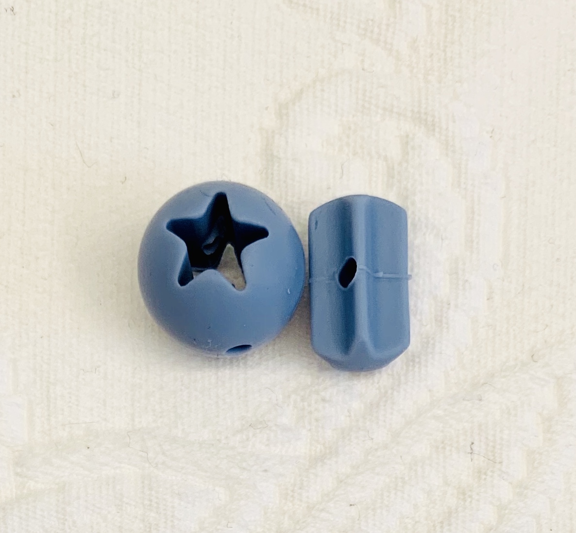 Sternperlen 2-farbig eisblau 