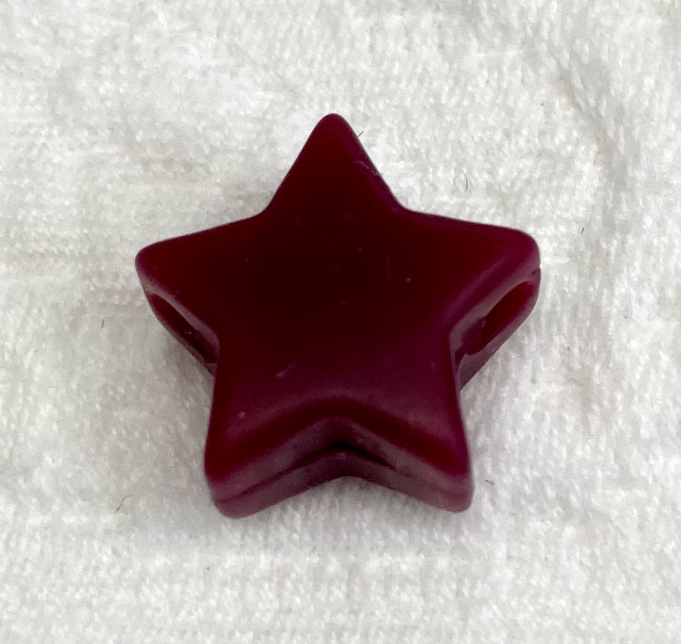 Beissmotiv Mini Sternli rotwein 