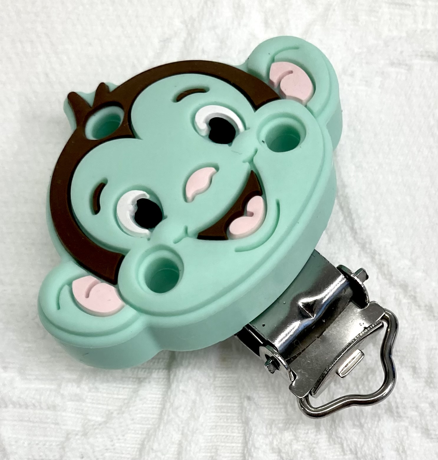 Silikon Formclips Äffli mint 