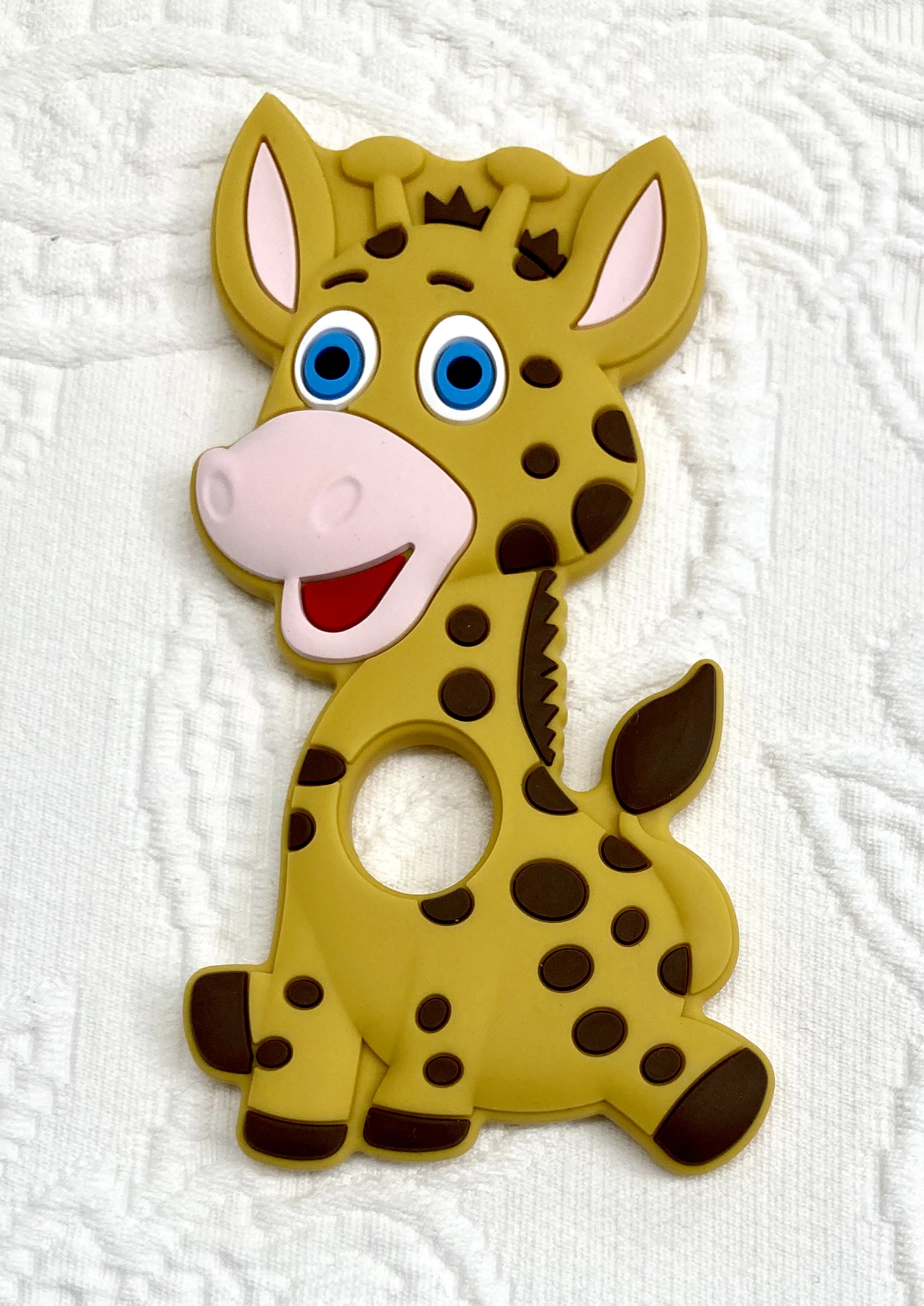 Beiss Anhänger Giraffe mehrfarbig senfgelb 