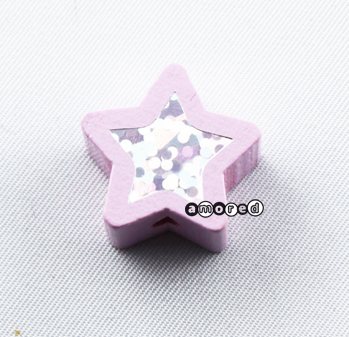 Glitzer Sternli rosa