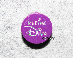 Glitzerscheiben Kleine Diva purpurlila