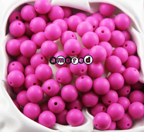 Silikon-Perlen pink