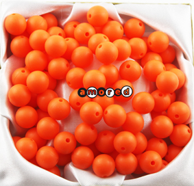 Silikon-Perlen mandarin