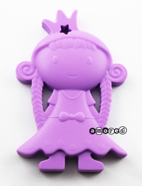 Beissanhänger Prinzessin *by Simi* flieder