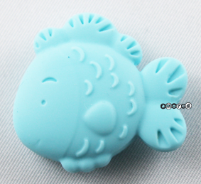 Beissmotiv Fisch *by Simi* babyblau 
