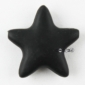 Beissmotiv Sterne schwarz 