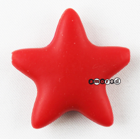 Beissmotiv Sterne rot 