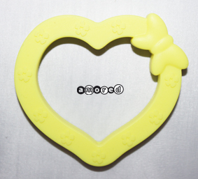 Beiss-Ring Herz *by Simi* lemon