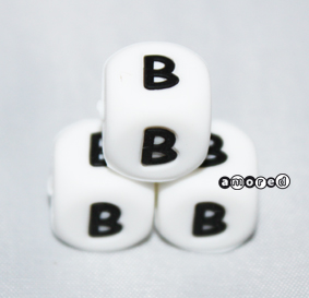 Silikonbuchstaben Würfel Einzeln 