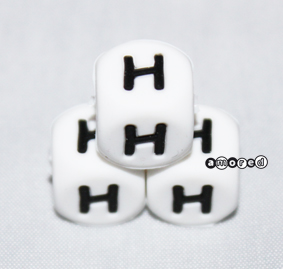 Silikonbuchstaben Würfel Einzeln 