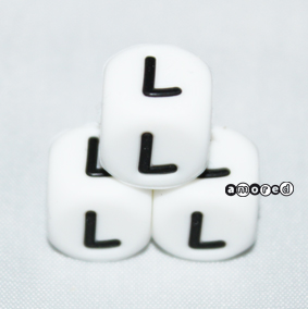 Silikonbuchstaben Würfel Einzeln 