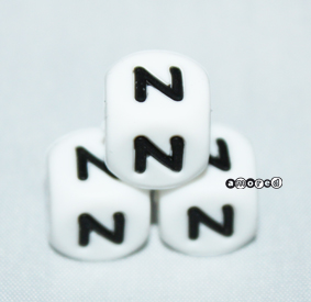 Silikonbuchstaben Würfel Einzeln 