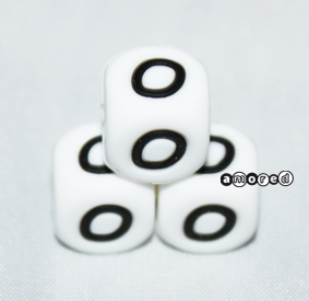 Silikonbuchstaben Würfel Einzeln 