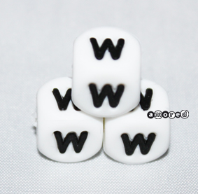 Silikonbuchstaben Würfel Einzeln 