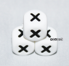 Silikonbuchstaben Würfel Einzeln 