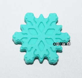 Beissmotiv Snowflake *by Simi* helltürkis 	  