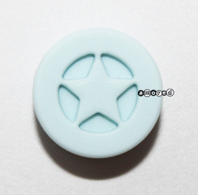 Beissmotiv Stern *by Simi* babyblau   	  