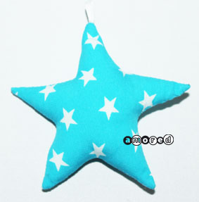 Stoffstern *Sterne* skyblau