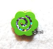 Glitzerblume gelbgrün