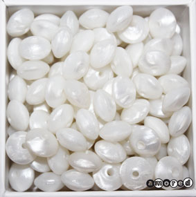 Silikon Linsen weiss metallic