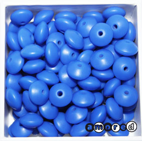 Silikon Linsen mittelblau  