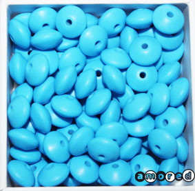 Silikon Linsen skyblau  