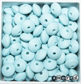 Silikon Linsen babyblau   