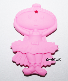 Beissanhänger Ballerina rosa *by Simi*