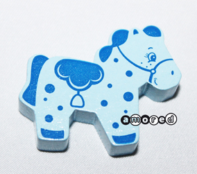 Pferd babyblau