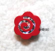 Glitzerblume rot