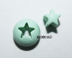 Sternperlen 2-farbig mint   