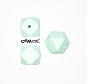 Beissmotiv Diamant Hexagon mint 