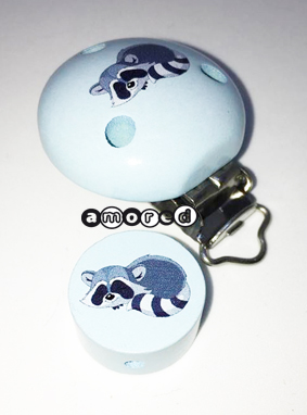 Mini-Set Wachbär babyblau 