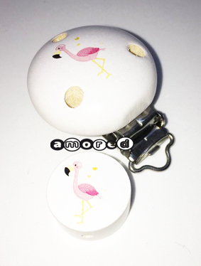Mini-Set Flamingo weiss 