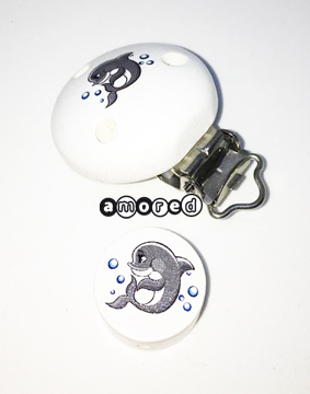Mini-Set Delfin weiss 