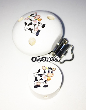 Mini-Set Kuh weiss 