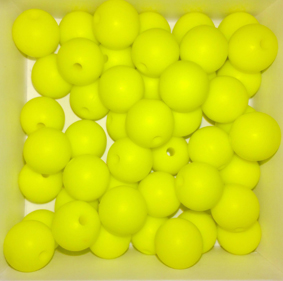 Silikon-Perlen lemon